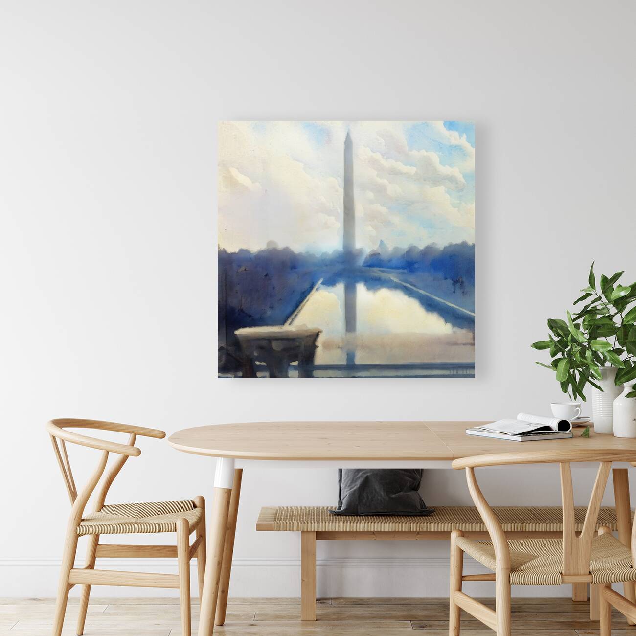 1970s Washington Monument Art Remix Reproduction