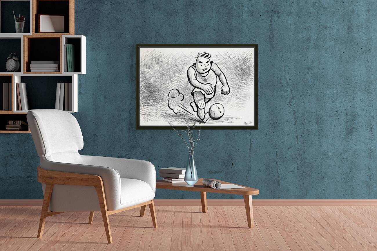 1952 Basketball Player Dribbling Reproduction