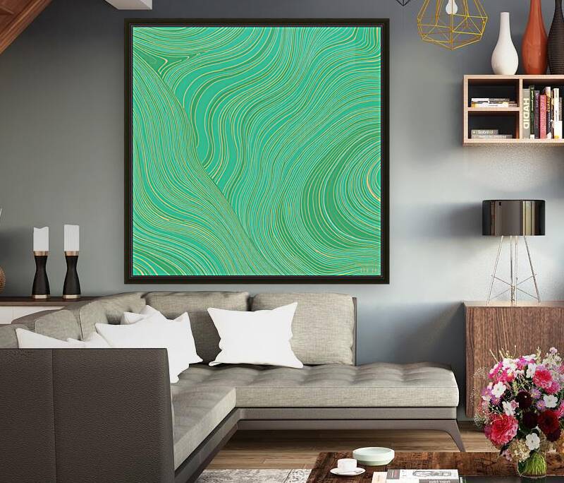 Khaki and Light Green Reproduction