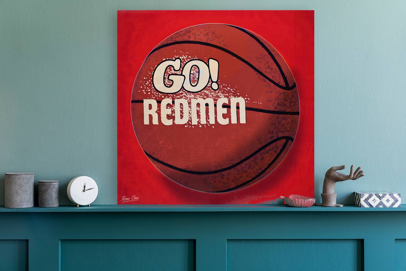 1980s St. Johns Redmen Basketball Art Reproduction