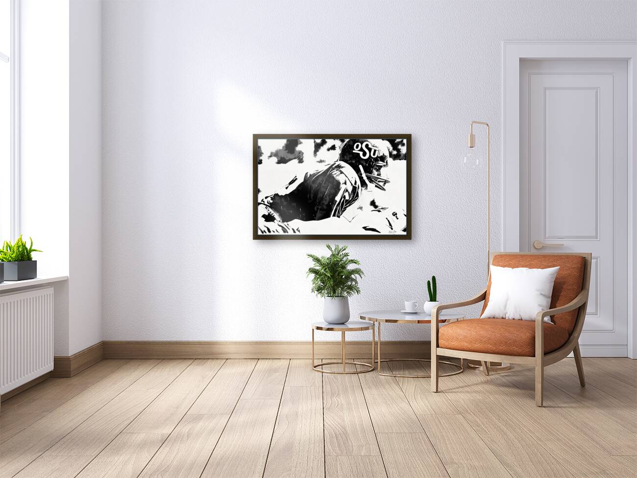 1976 Oklahoma State Cowboys Football Art Reproduction