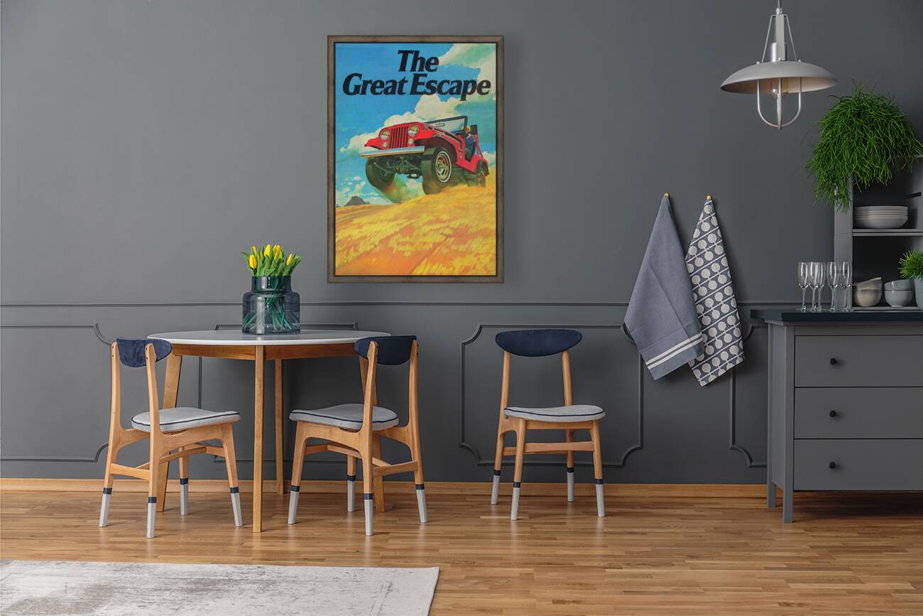 1974 Jeep Art Reproduction