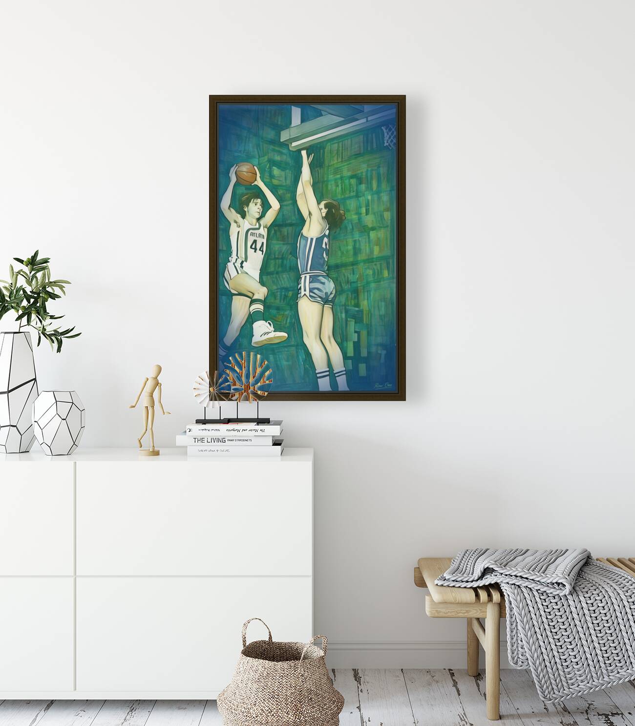 Pistol Pete Maravich Rookie Art Reproduction