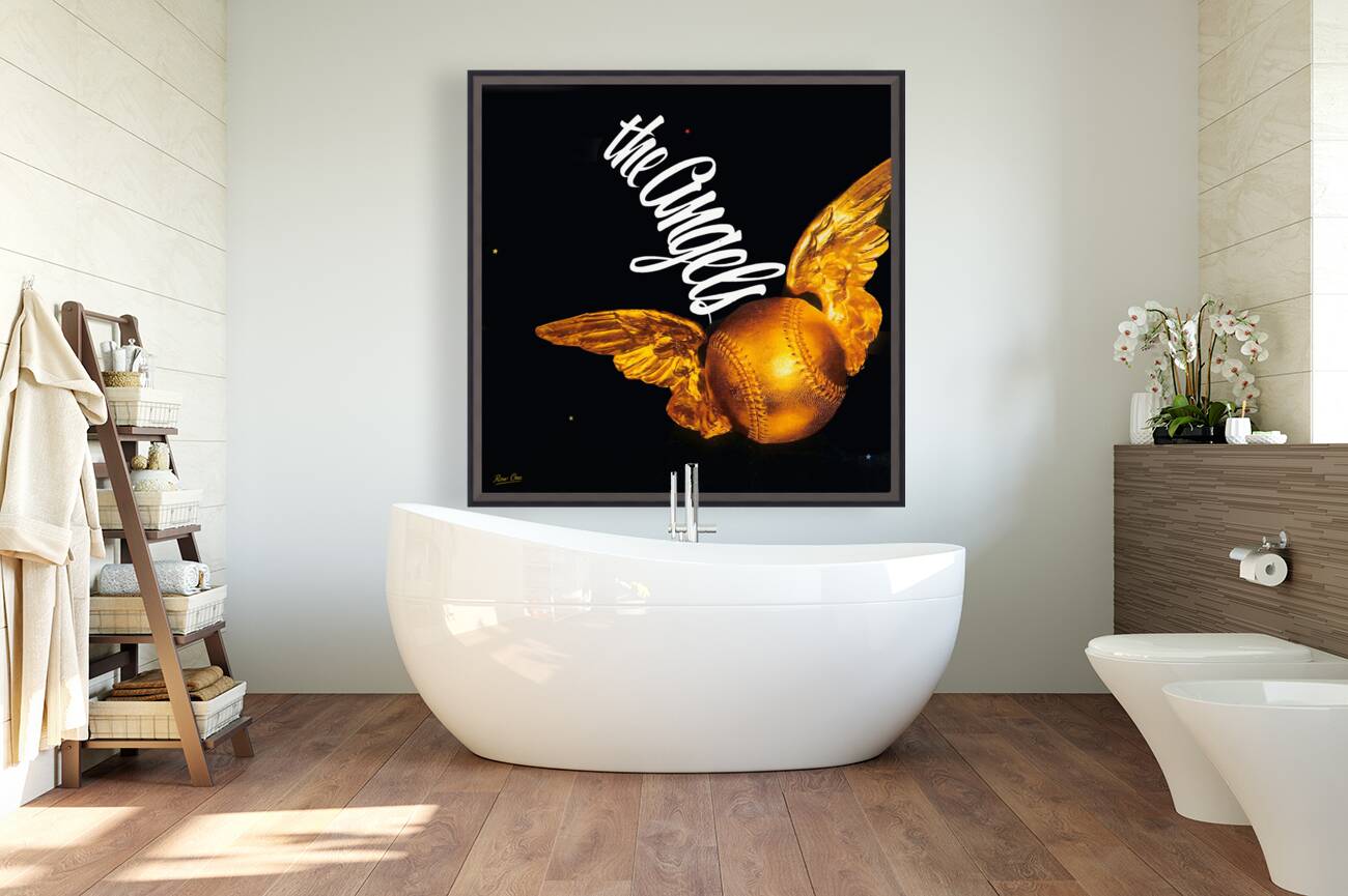 1967 California Angels Vintage Art Reproduction