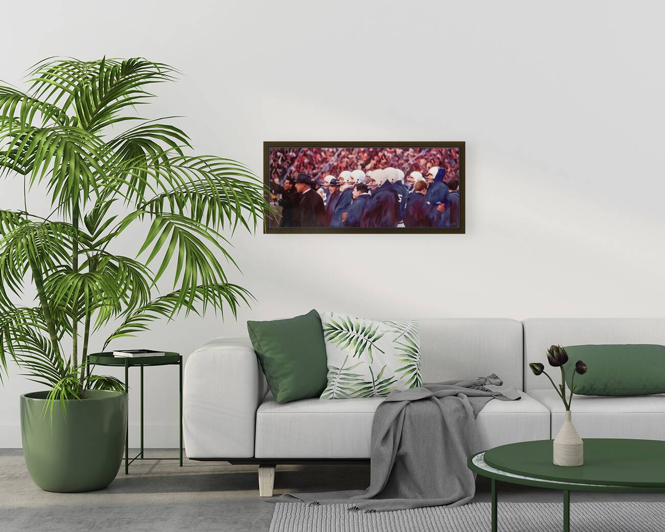 1960s Penn State Football Sideline Art Reproduction