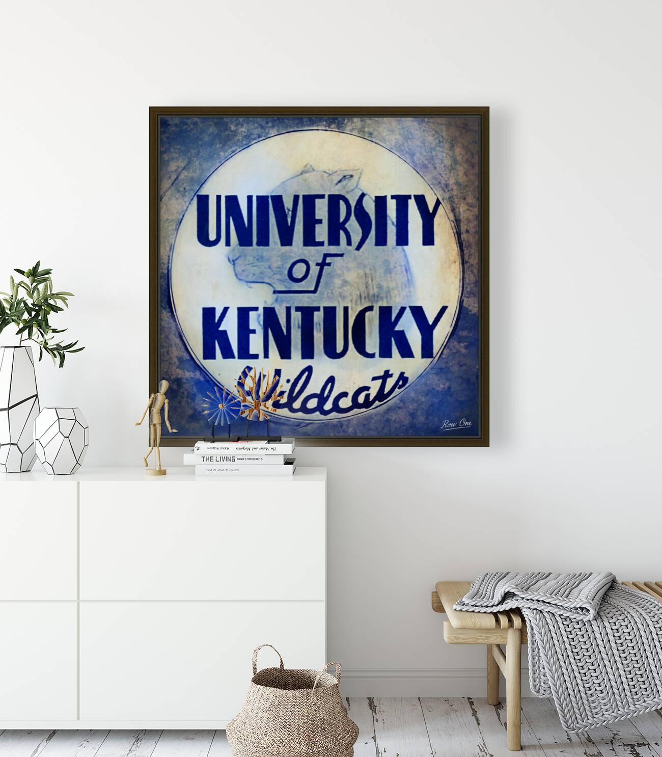Vintage Kentucky Wildcats Art Remix Reproduction