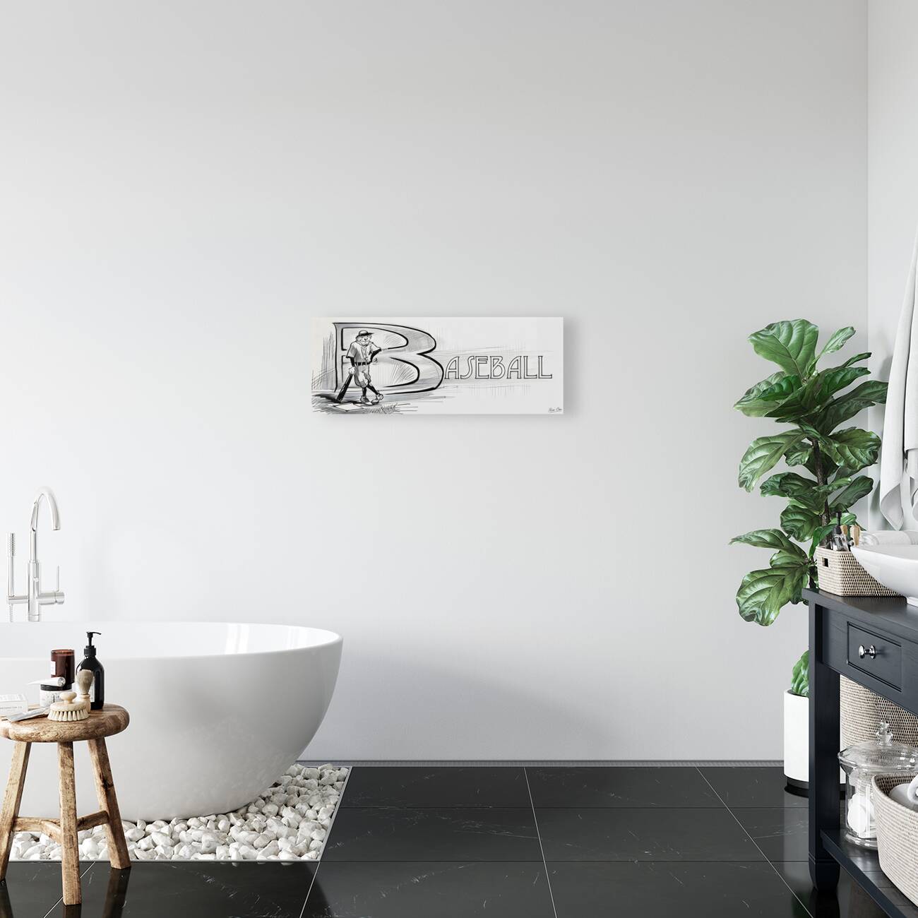 1908 baseball art Reproduction