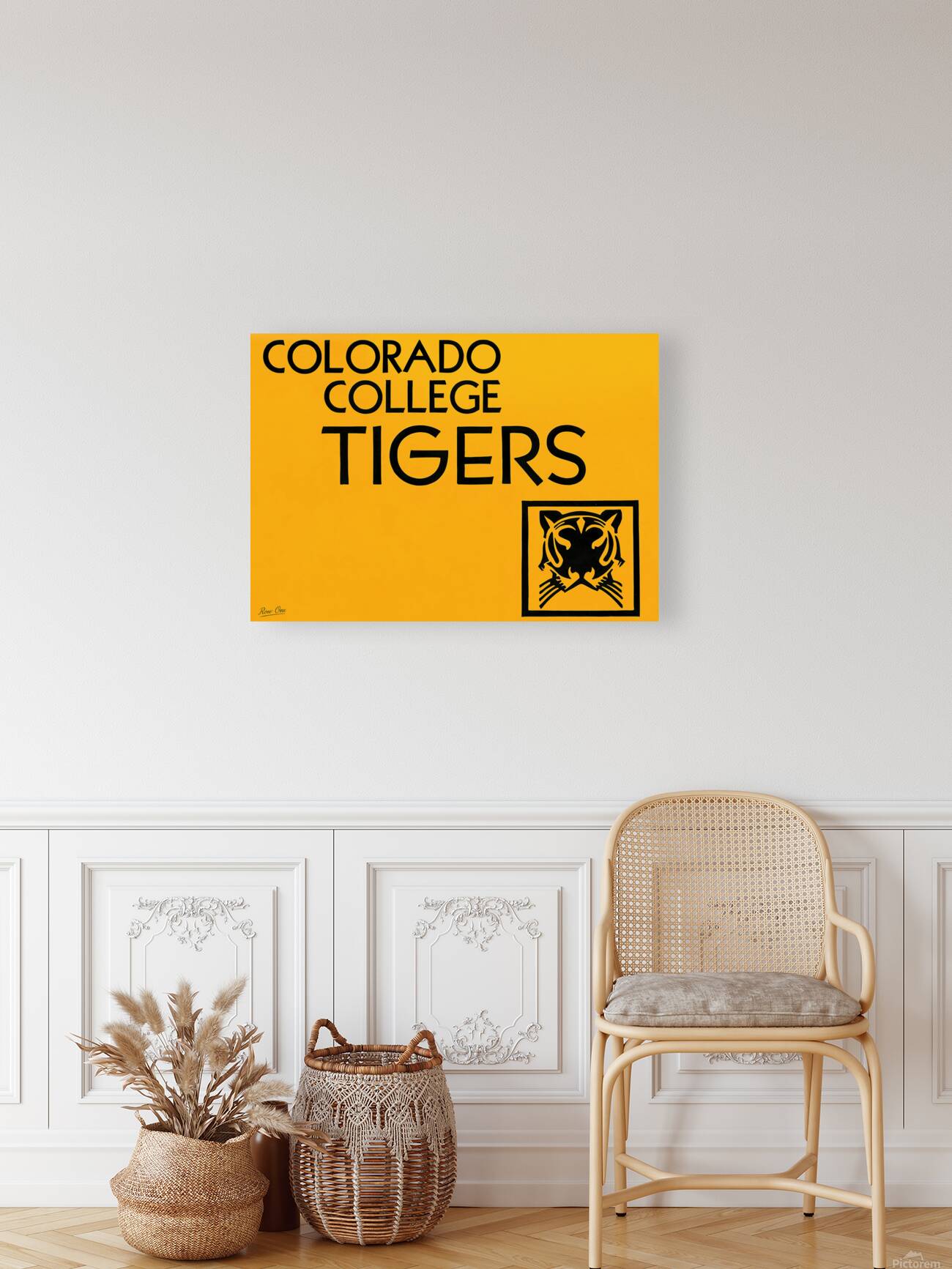 1950s Colorado College Tigers Reproduction