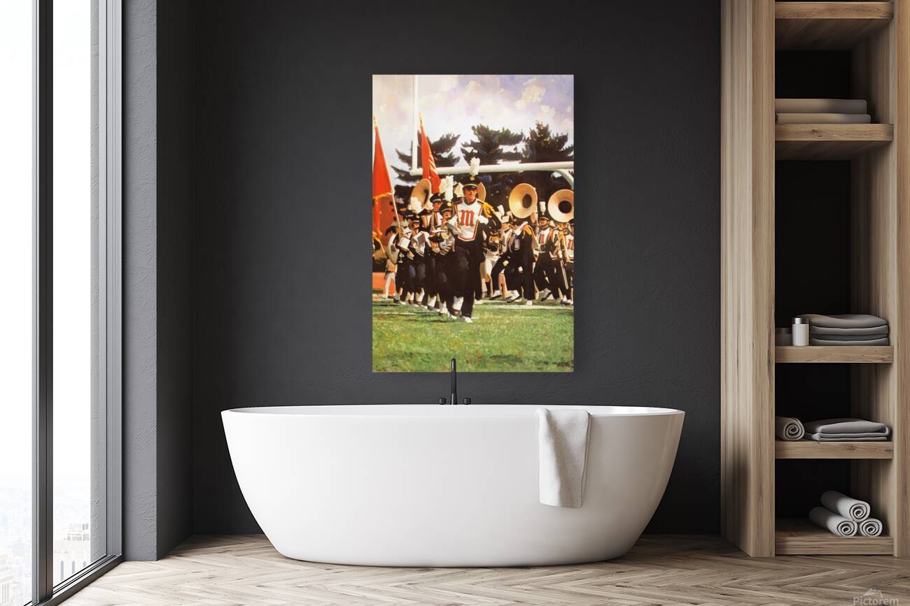 1972 Mighty Sound of Maryland Marching Band Art Reproduction