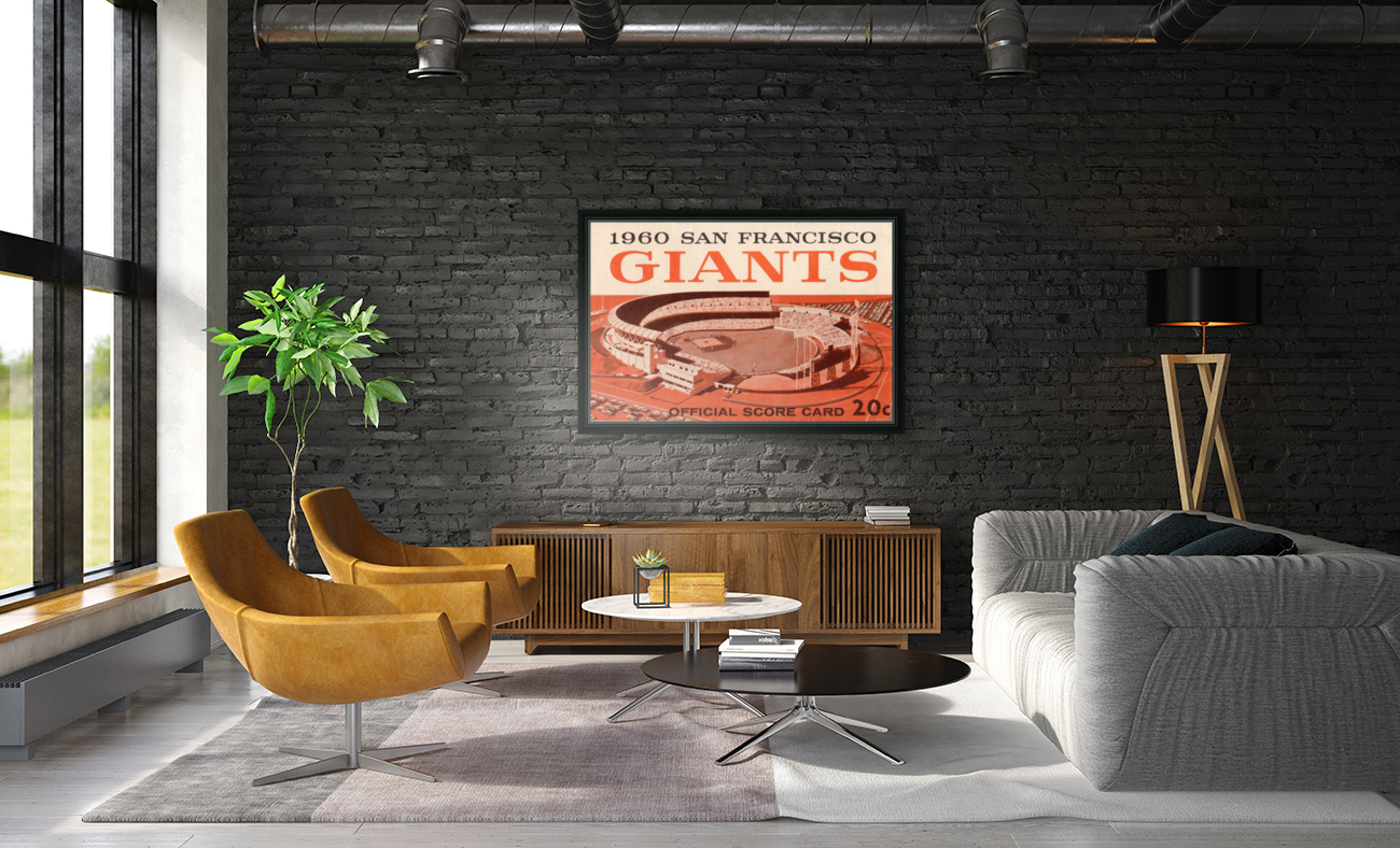 1960 San Francisco Giants Candlestick Park Art Reproduction