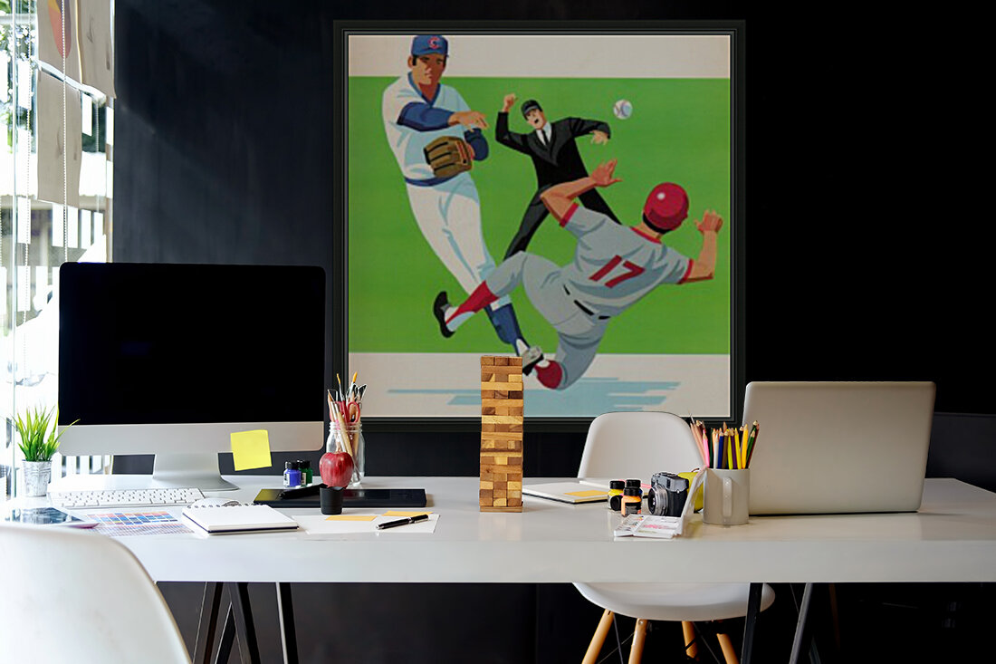 1979 Chicago Cubs Program Wall Art Reproduction