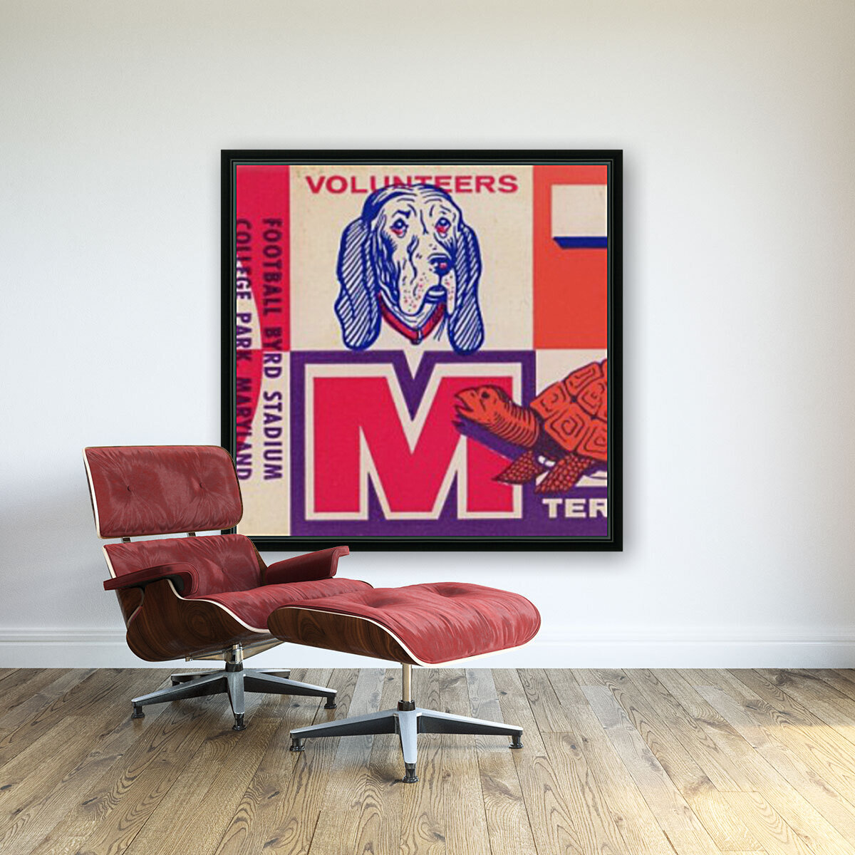 1957 Tennessee Vols vs. Maryland Terps Reproduction