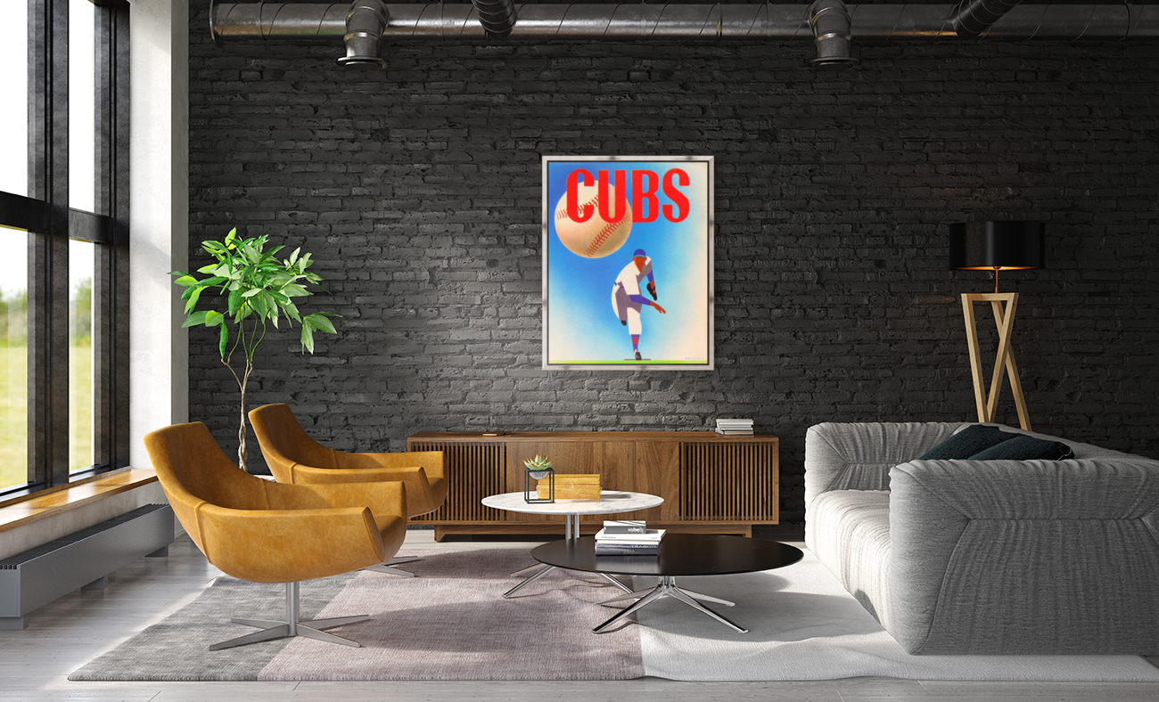 Cubs Art Reproduction