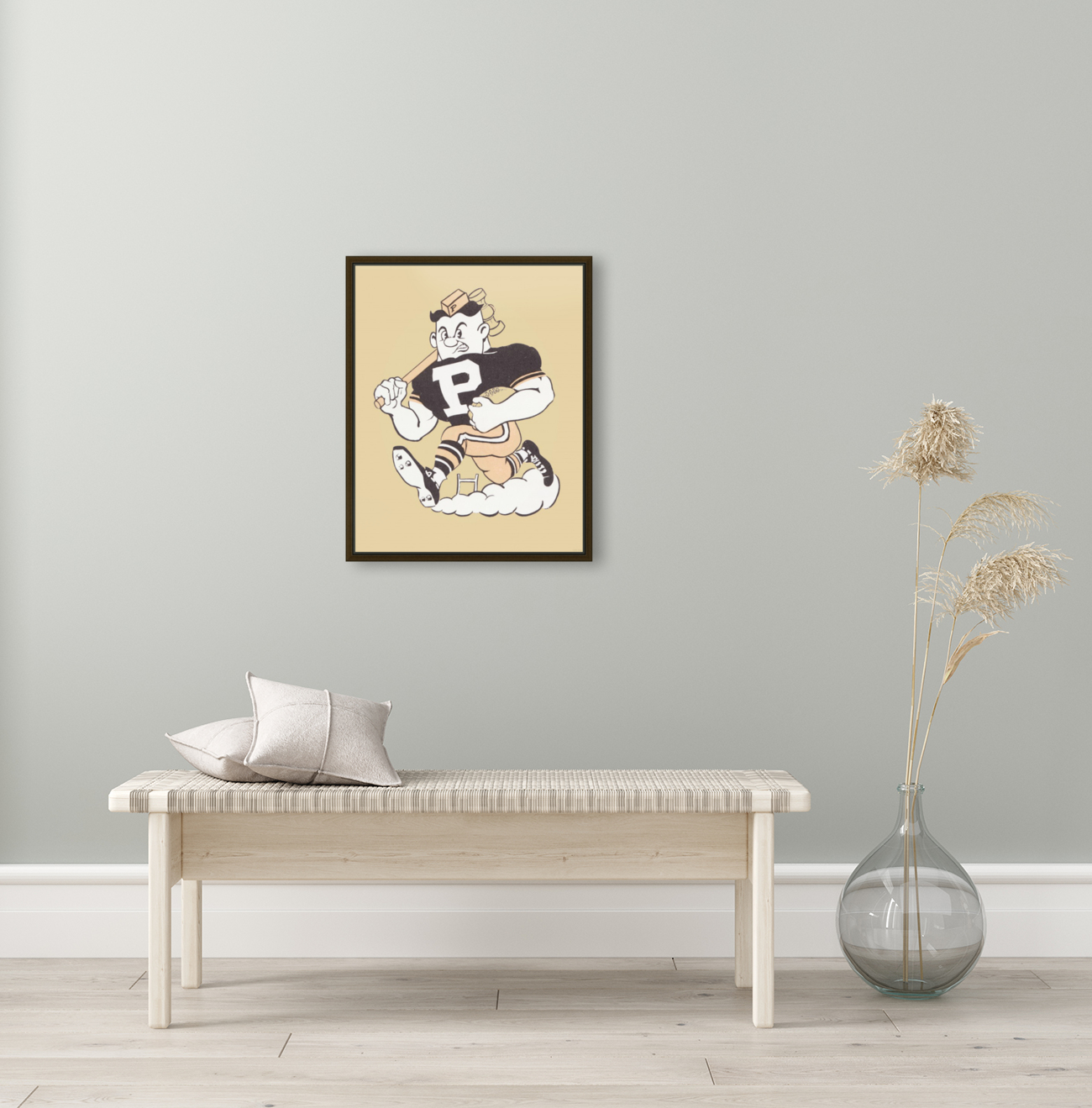 1981 Purdue Pete Art Reproduction