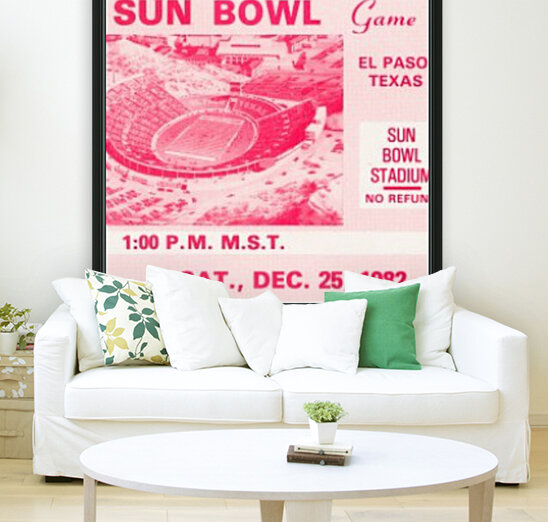 1982 Sun Bowl North Carolina Win Reproduction