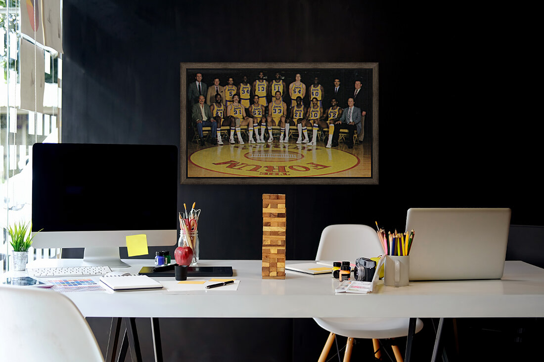 1982 Los Angeles Lakers Team Photo Poster Reproduction