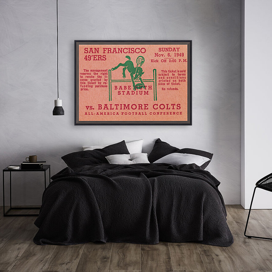1949 Baltimore Colts vs. San Francisco 49ers Reproduction