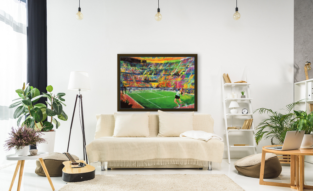 1984 John McEnroe vs. Ivan Lendl Tennis Art Reproduction