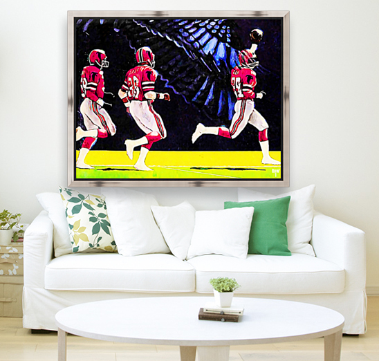 1980 Atlanta Falcons Remix Art Reproduction