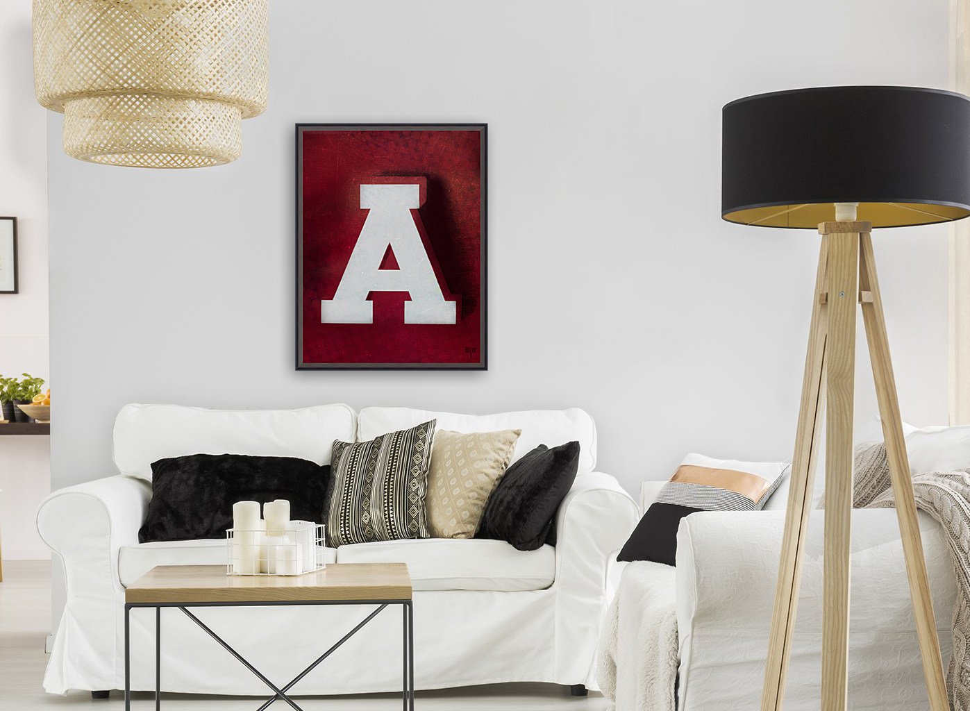 Vintage A Logo Reproduction