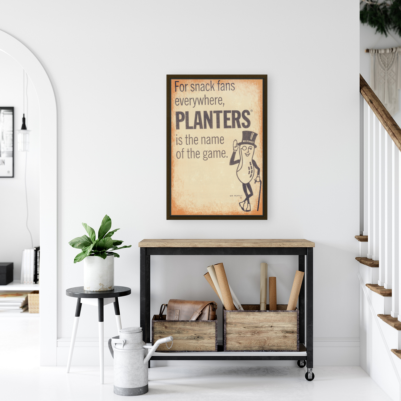 1967 Planters Peanut Ad Reproduction