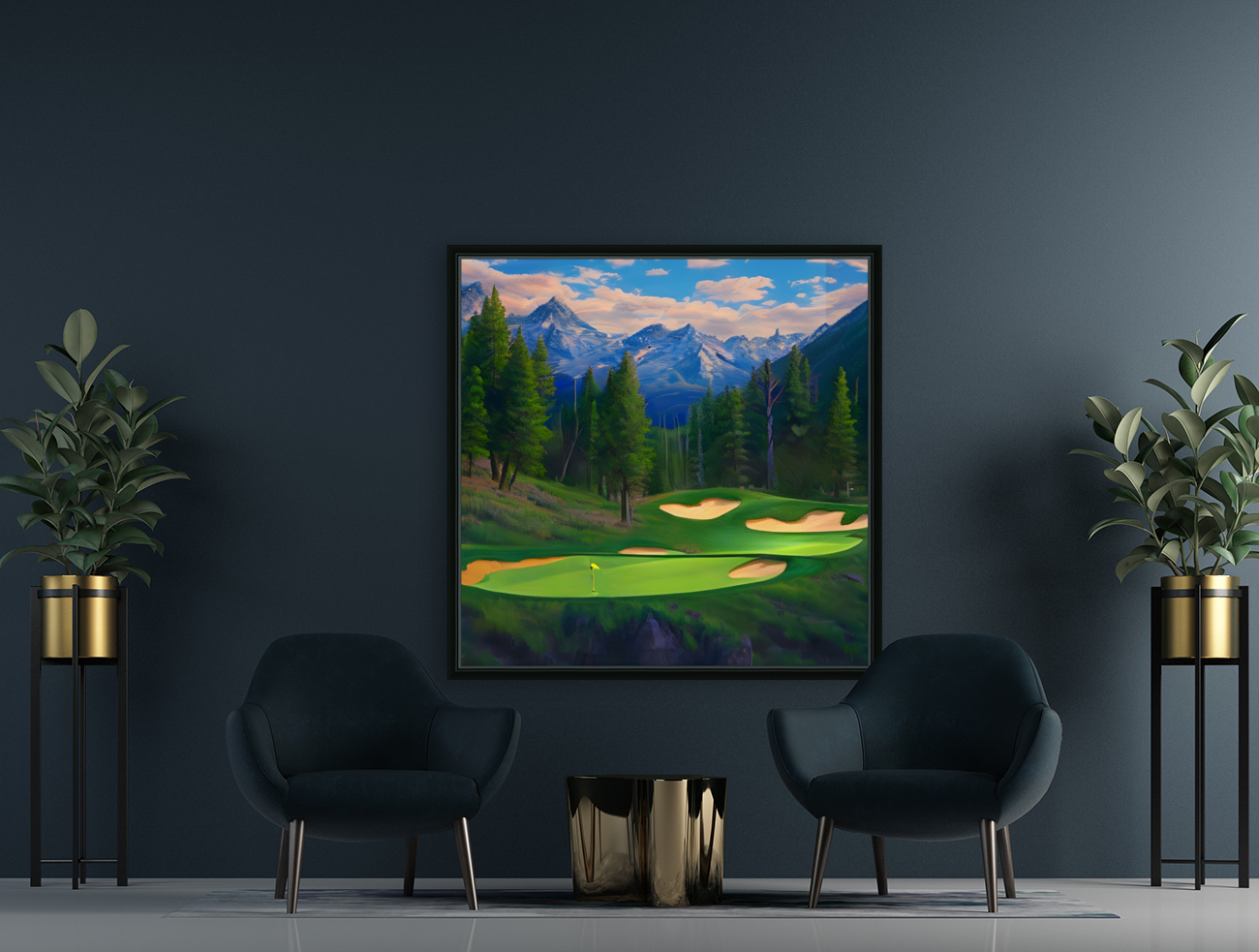 Mountain Golf Reproduction