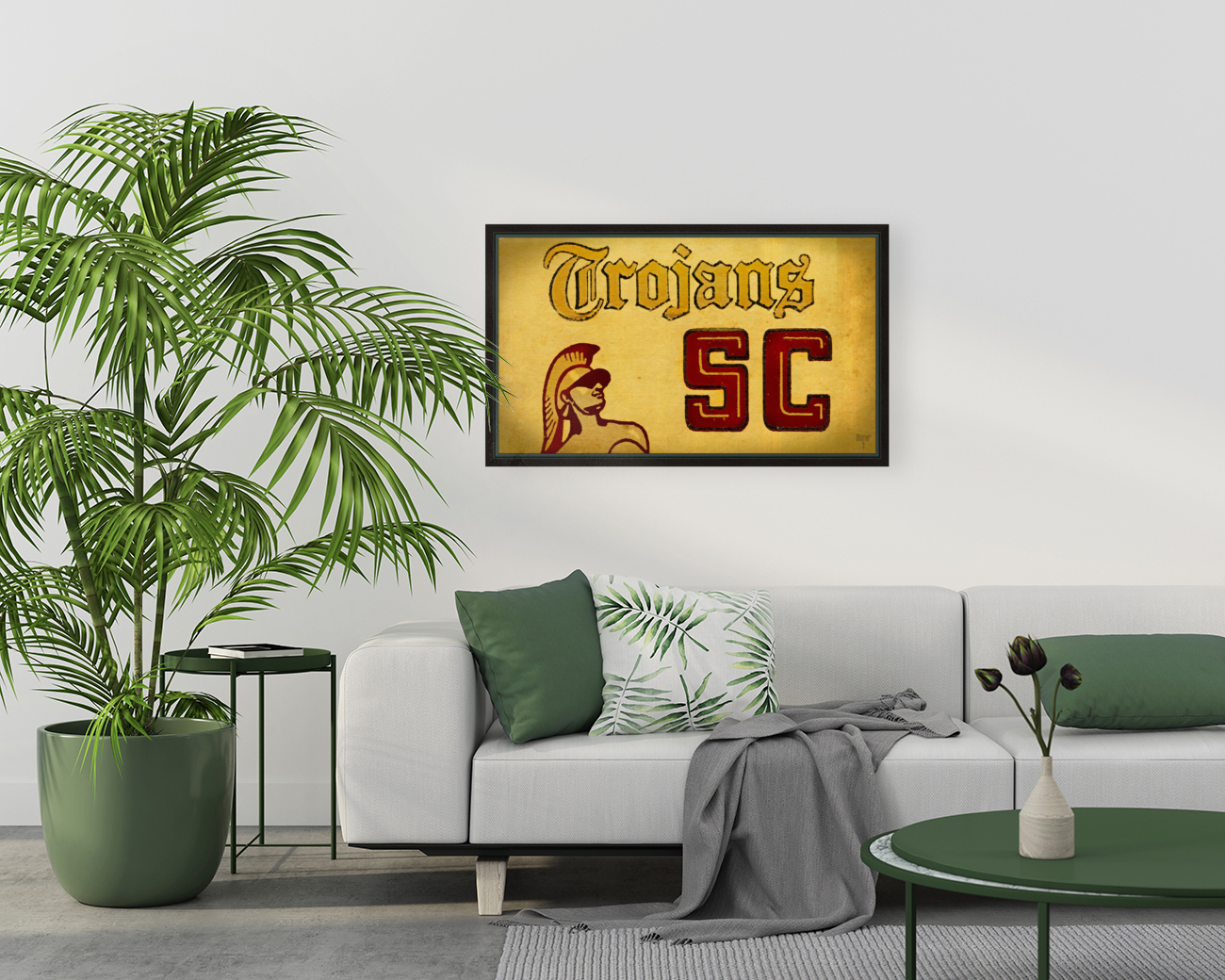 SC Trojans Art Reproduction