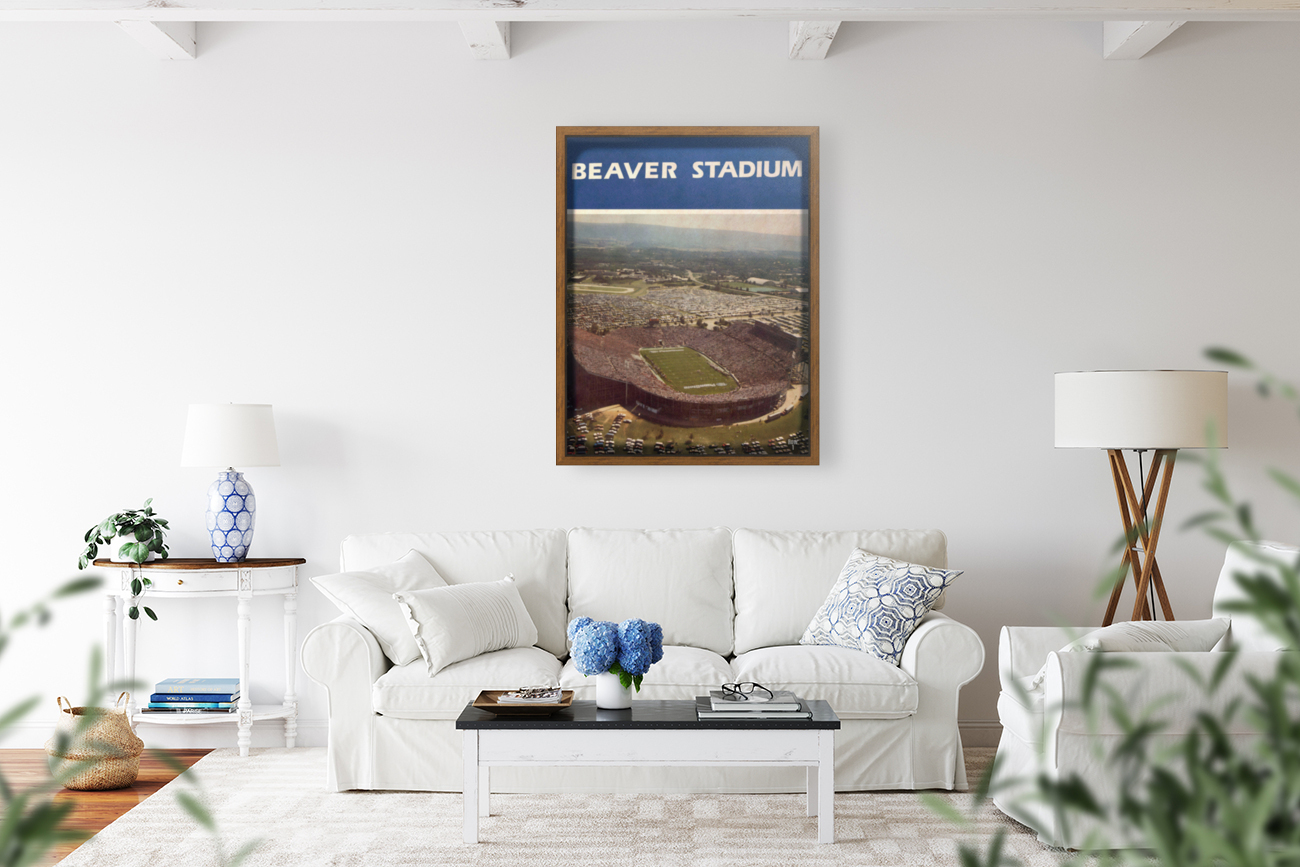 1984 Beaver Stadium Viewfinder Art Reproduction