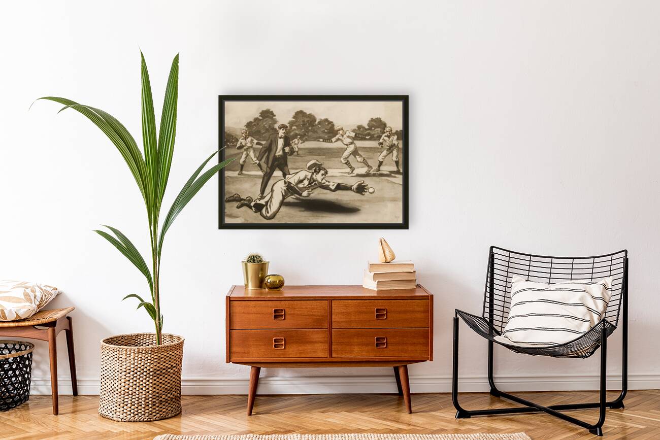 1911 Baseball Art Reproduction