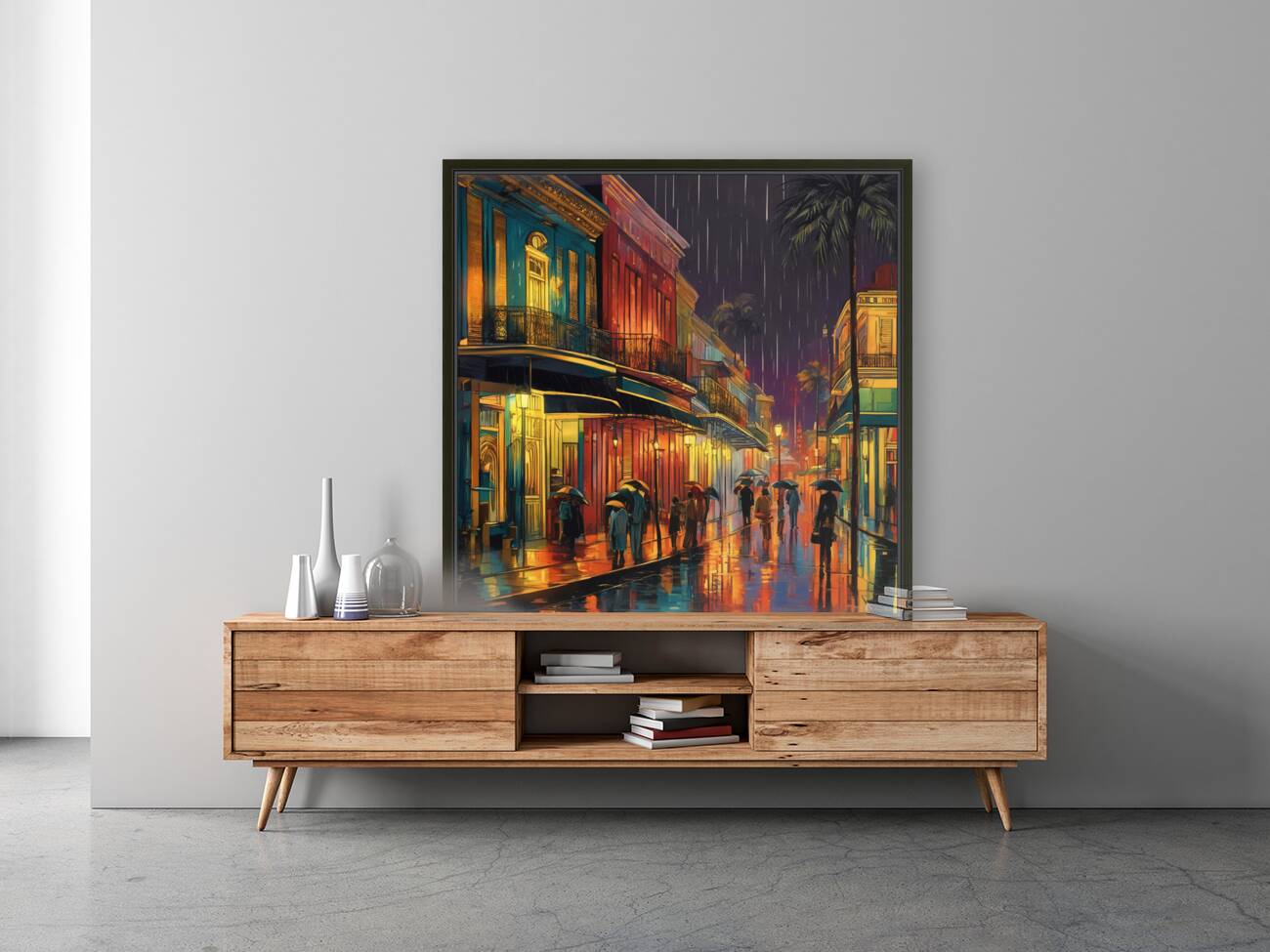 Rainy Night in New Orleans Reproduction