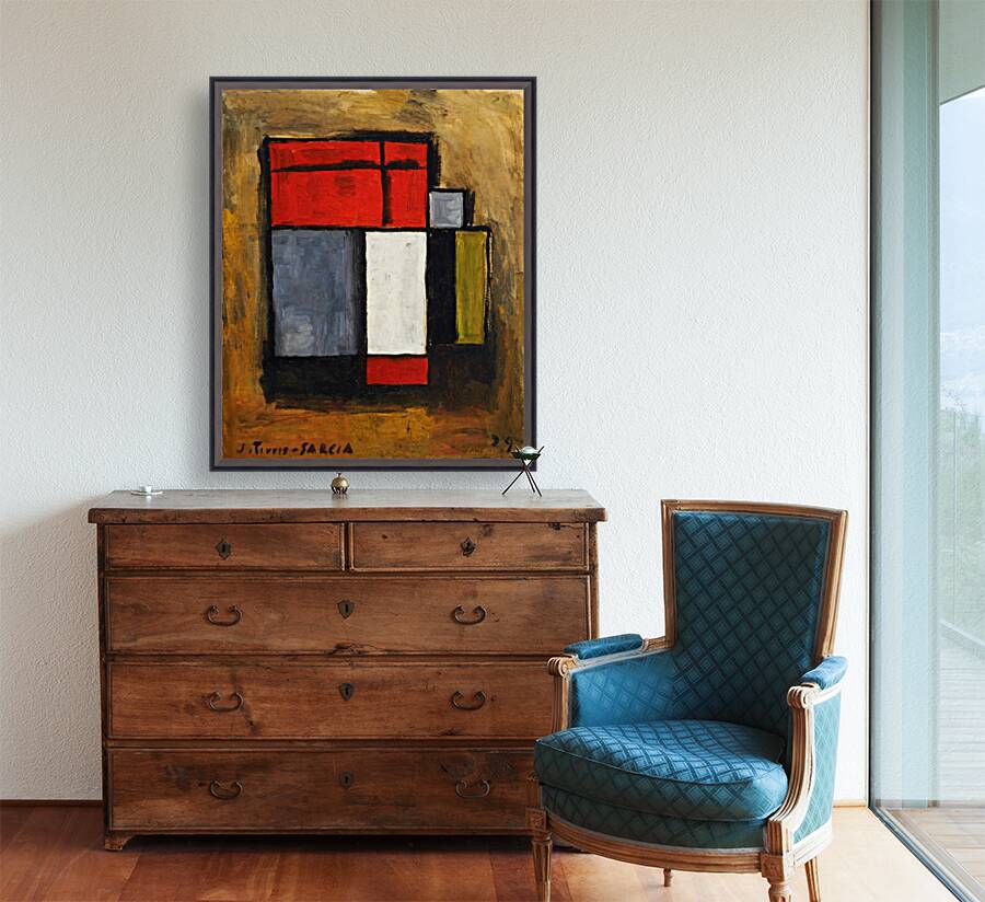 formas abstractas by joaquin torres garcia Reproduction