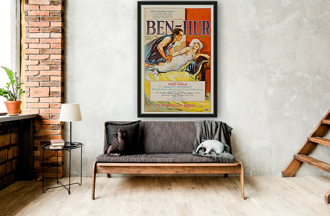 1926 ben hur movie poster Reproduction