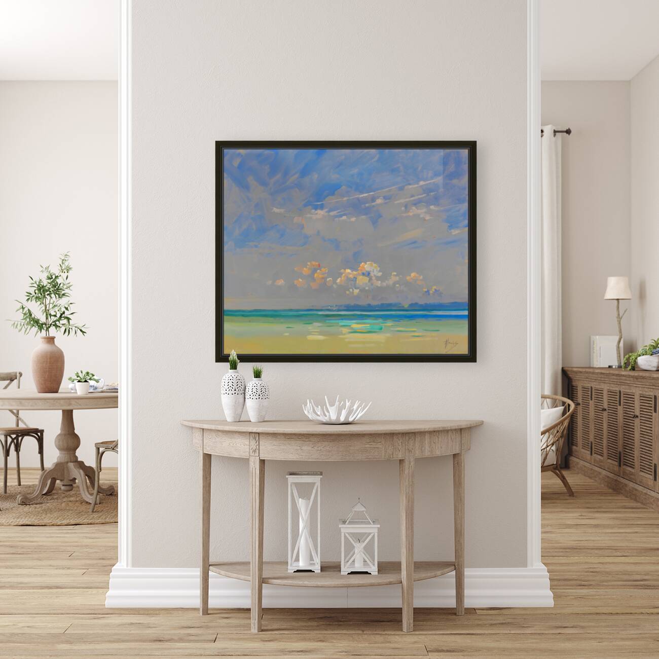 alfred haushofer abstract art chiemsee lake  Reproduction