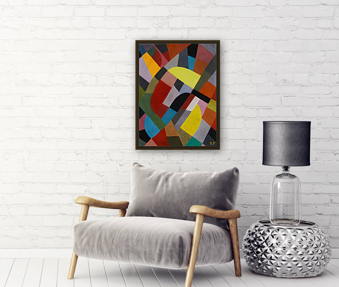 composition abstraite otto freundlich Reproduction