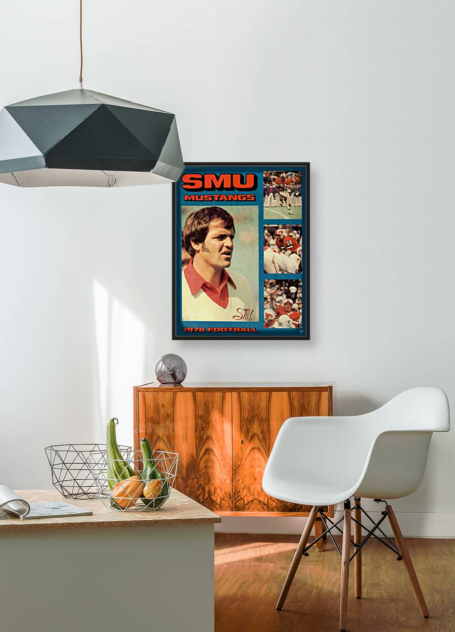 1978 smu football viewfinder Reproduction