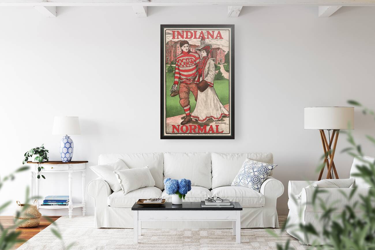 1902 indiana normal football poster Reproduction
