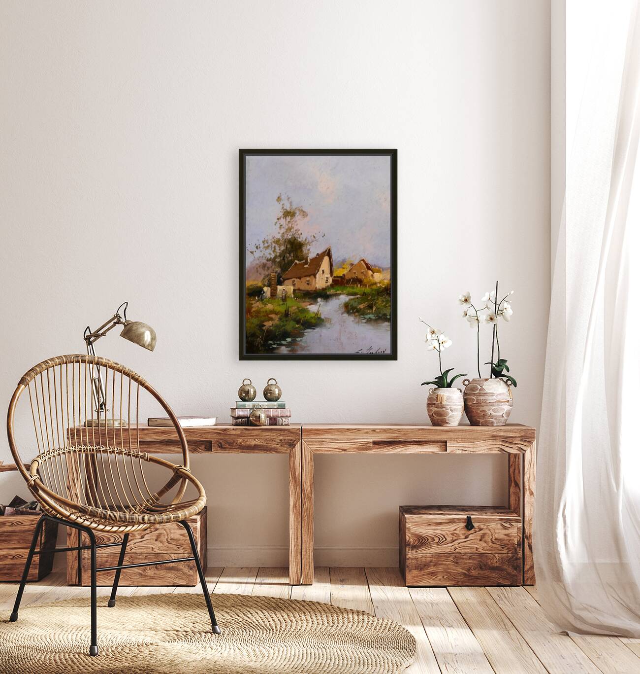 Landscape by Eugene Galien  Reproduction