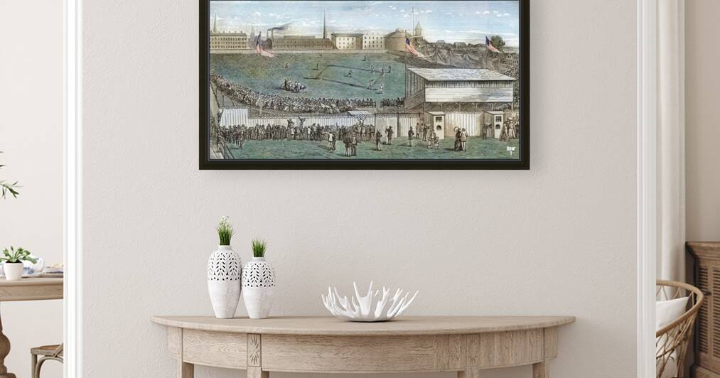 1876 Boston Base Ball Grounds by Row One Brand