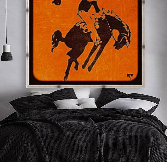 Throwback Oklahoma State Cowboy Art by Row One Brand