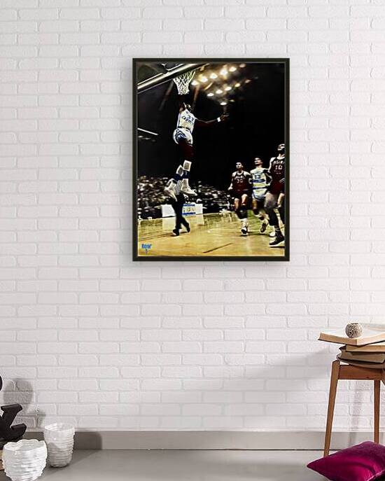 Charlie Scott North Carolina Lay Up by Row One Brand