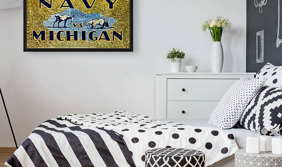 1926 Michigan vs. Navy Art by Row One Brand
