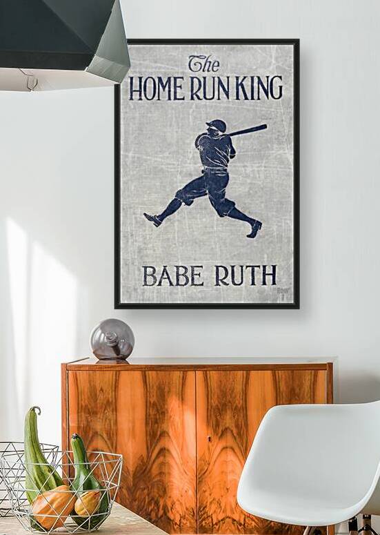 The Home Run King Babe Ruth by Row One Brand