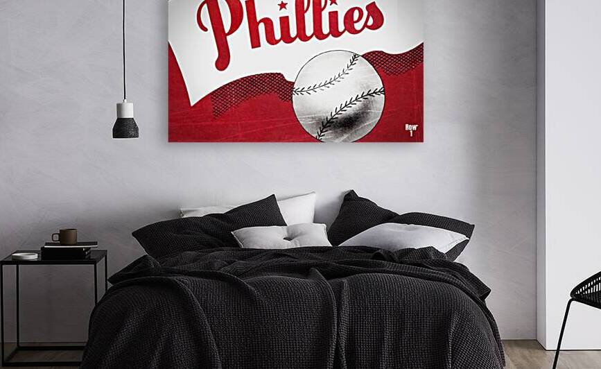 Vintage Phillies Remix Art by Row One Brand