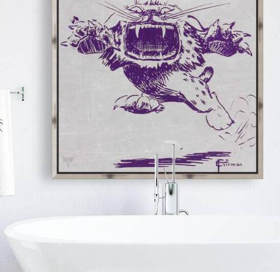 Vintage Wildcat from Kansas State by Row One Brand