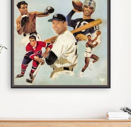 1950s Sports Legends by John Cullen Murphy by Row One Brand