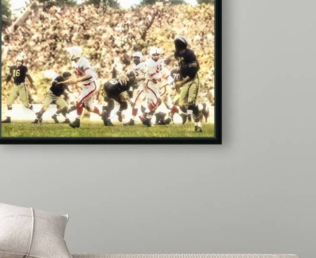 len dawson purdue boilermakers football art by Row One Brand