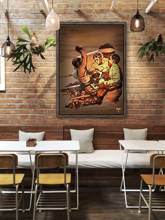 1930s Boxing Art Reproduction