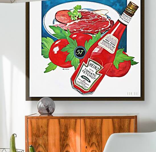 1927 Heinz Ketchup Art by Row One Brand