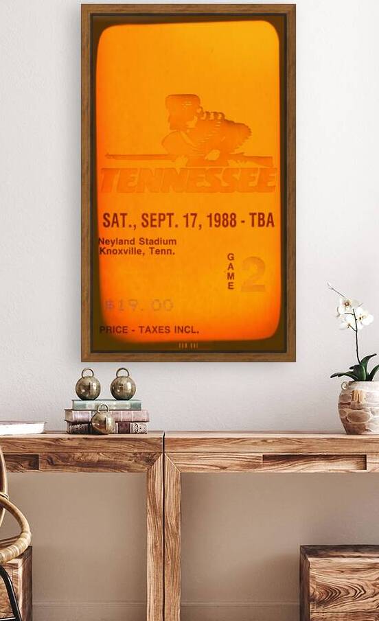 1988 Tennessee Vols Ticket Viewfinder by Row One Brand