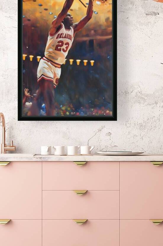 Wayman Tisdale Dunk Painting by Row One Brand